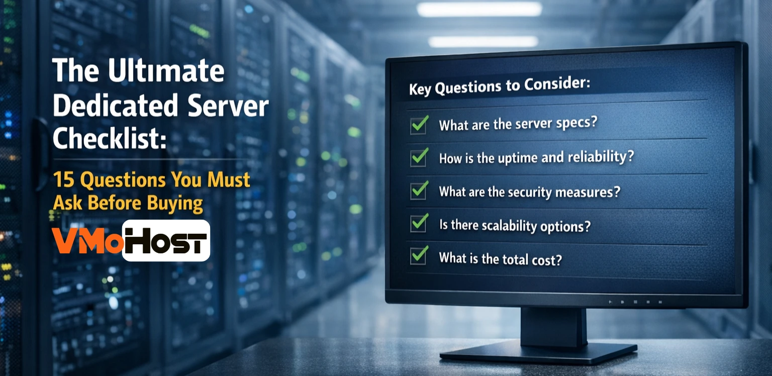 The Ultimate Dedicated Server Checklist: 15 Questions to Ask