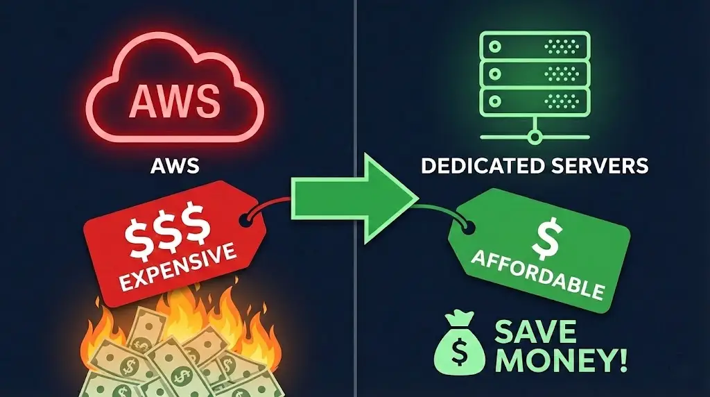 AWS vs. Dedicated Servers: How to Cut Your Hosting Bill by 50%