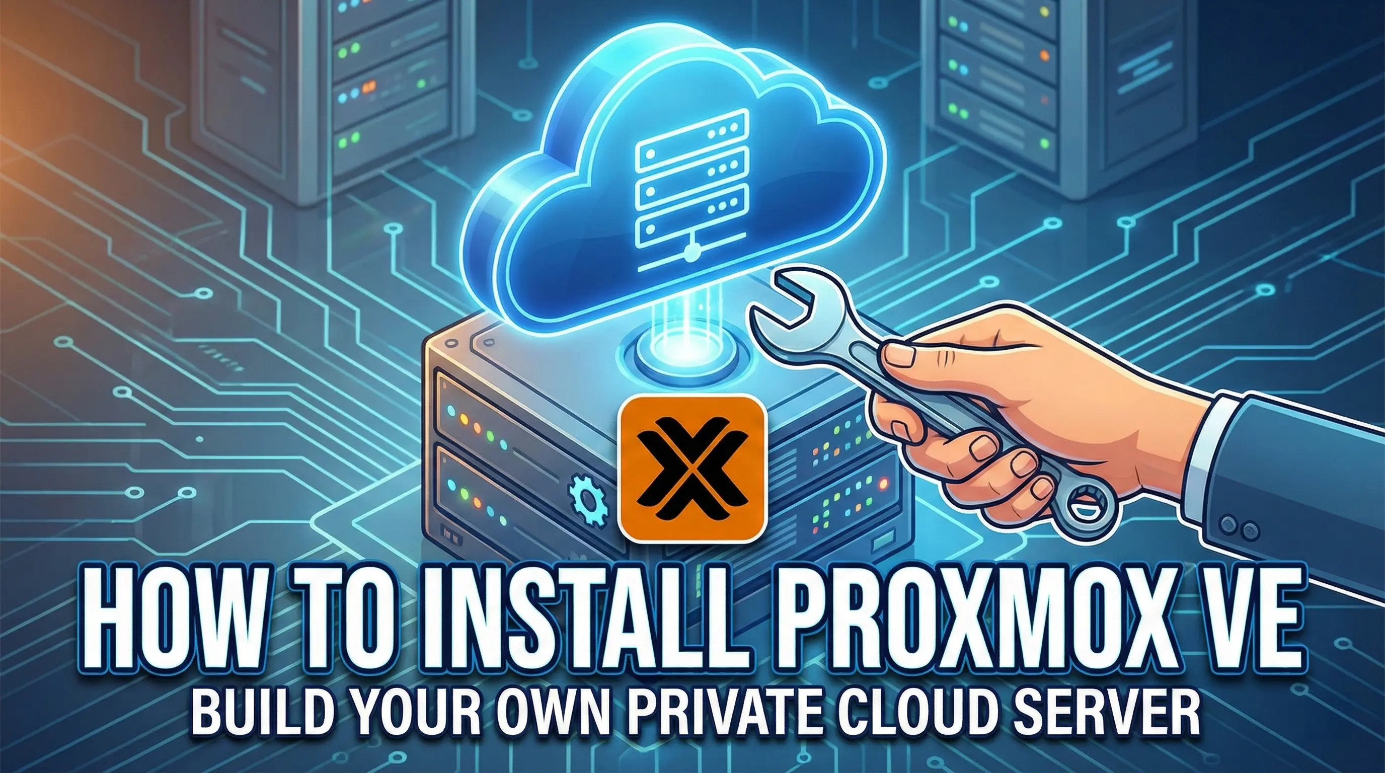 how to install proxmox ve