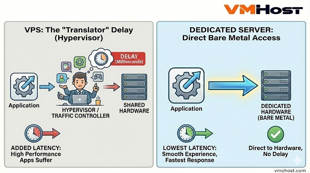 VPS Middleman vs Dedicated Direct Access