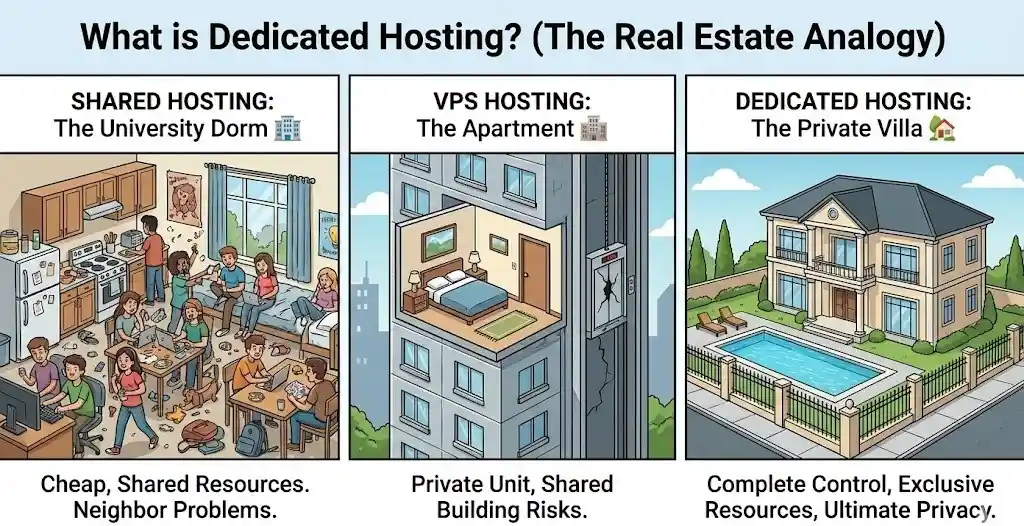 dedicated hosting vs vps hosting